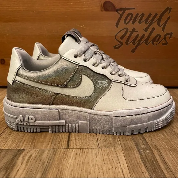 🚀NEW🚀 CUSTOM NIKE AIR FORCE 1 LOW PIXEL “CRATER HALO 5”