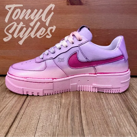 💞NEW💞 CUSTOM NIKE AIR FORCE 1 LOW PIXEL