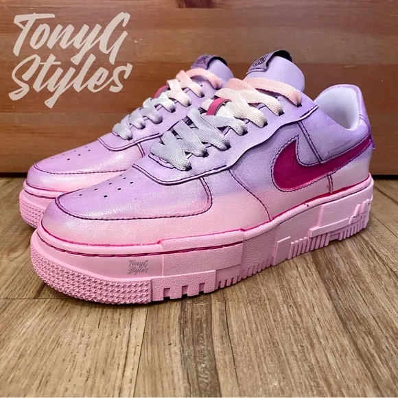 💞NEW💞 CUSTOM NIKE AIR FORCE 1 LOW PIXEL