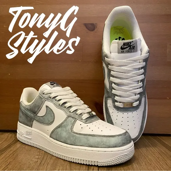 🔘NEW🔘 CUSTOM NIKE AIR FORCE 1 LOW “STONES THROW”