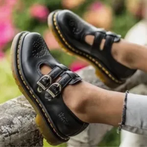 New DR. MARTENS Mary Jane 12916 Double Strap US 9