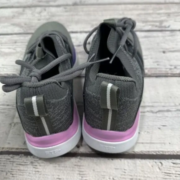 New FootJoy Ladies HyperFlex Cleated Shoes Gray/Pink/Purple Medium 7 No Box‎
