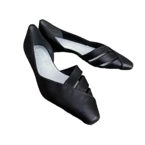 NEW Franco Sarto Womens Braela Black Leather D'Orsay Shoes Sz 6