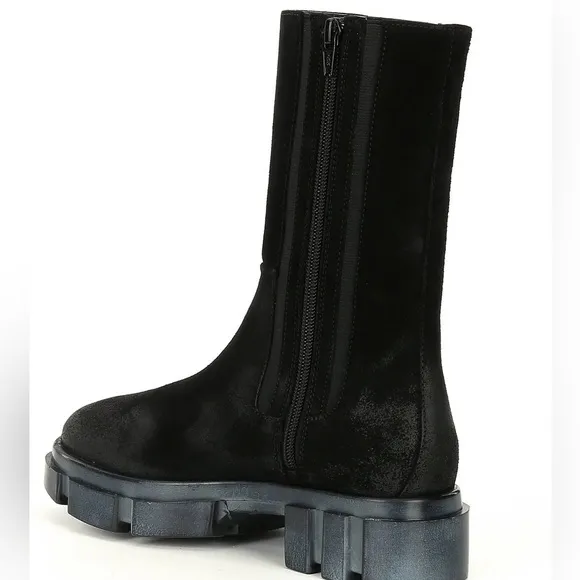NEW Free People Brooks Chelsea Boots in Black Leather