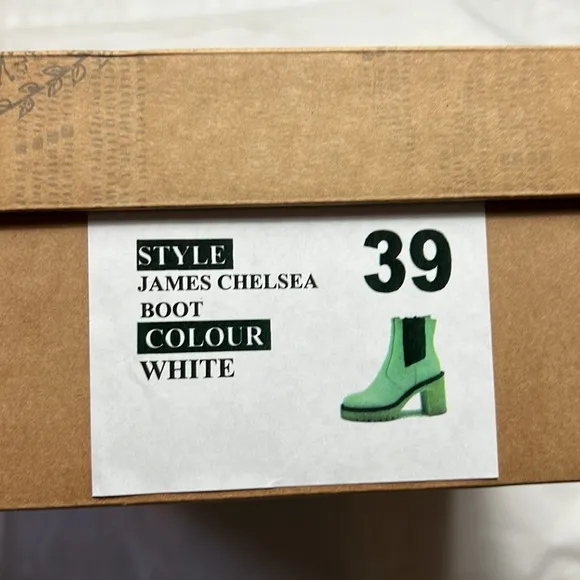 NEW Free people  james Chelsea heels boots shoes  in bone size 9