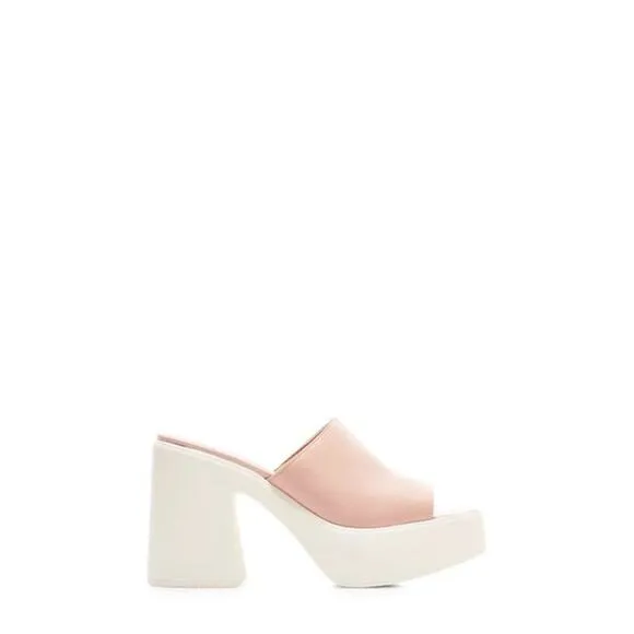 NEW-FREE PEOPLE ZOE PLAT NATURAL/PINK PLATFORM Sz:7.5,8.5,9.5 Ret$138 RARE COLOR