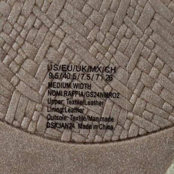 NEW Gentle Souls Nomi Raffia Sandal Size 9.5 Natural Wedge Espadrille