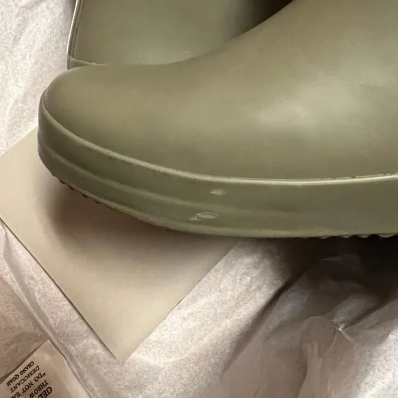 NEW Goumi Kids Artichoke Muddies Youth SZ 1 Toddler Green Rain Boots Shoes