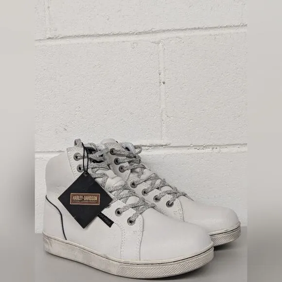 new Harley-Davidson Bateman D93630 Mens Gray Hi top Sneakers Shoes sz7