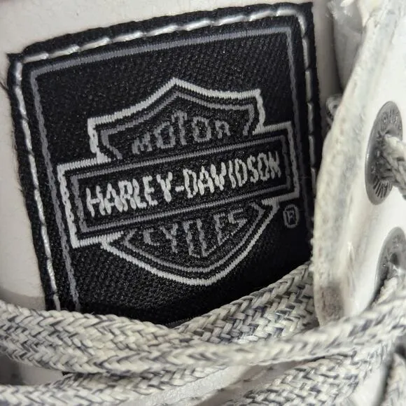 new Harley-Davidson Bateman D93630 Mens Gray Hi top Sneakers Shoes sz7