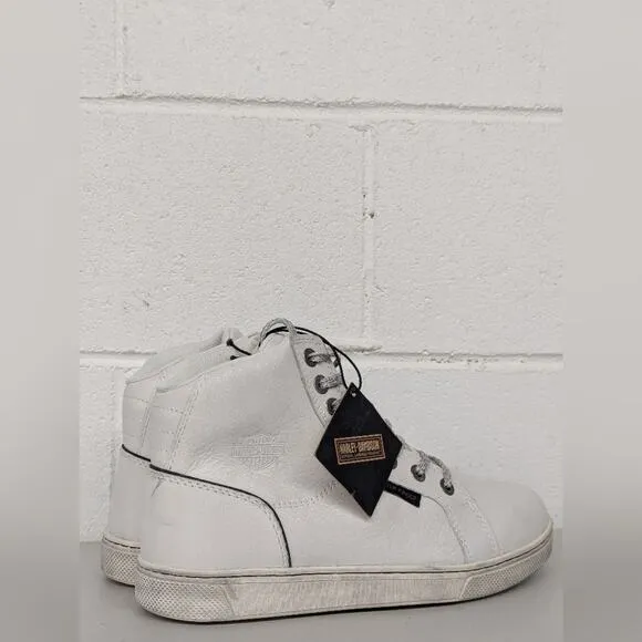 new Harley-Davidson Bateman D93630 Mens Gray Hi top Sneakers Shoes sz7