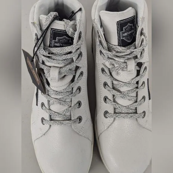 new Harley-Davidson Bateman D93630 Mens Gray Hi top Sneakers Shoes sz7