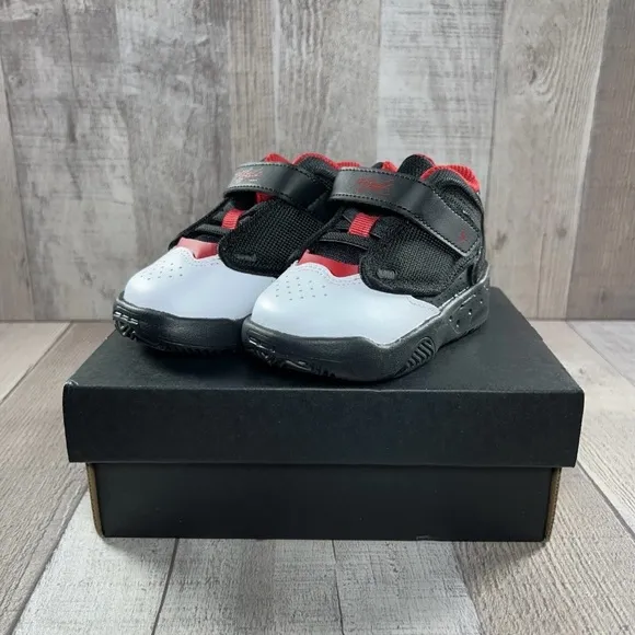 New Jordan Kids Black and Red Shoes size 5c