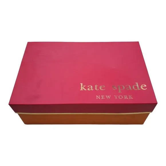 NEW Kate Spade Farrow Suede Slingback Peep Toe Women's Dress Heels Shoes Sz 9