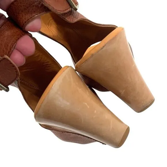 New✨ KORK-EASE Leather Platform Sandals