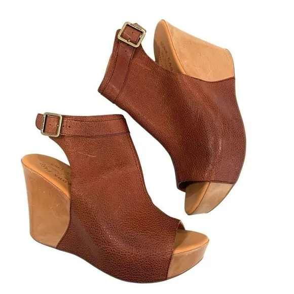 New✨ KORK-EASE Leather Platform Sandals