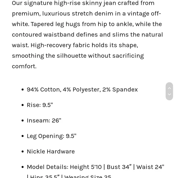 NEW L'AGENCE Margot Hi Rise Skinny Jeans  Crystals Rhinestones Ankle Luxury