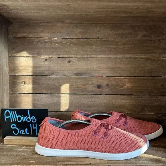 New Mens Allbirds Tree Skipper Red Casual Comfort‎ Shoes Sneakers Size 14 M