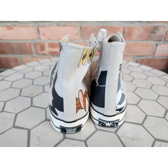 NEW MEN'S CONVERSE X Tom and Jerry Chuck 70 Shoes A15111C Wonka Peanuts Mouse