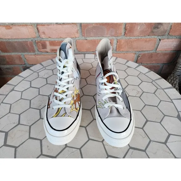 NEW MEN'S CONVERSE X Tom and Jerry Chuck 70 Shoes A15111C Wonka Peanuts Mouse