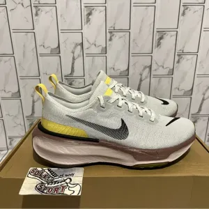 New Nike ZoomX Invincible Run Flyknit 3 Running Shoes Womens 8 Photon Dust