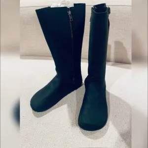 NEW! Otz Shoes Raingineered Leather Tall Rain Boots w/ Cork Insole