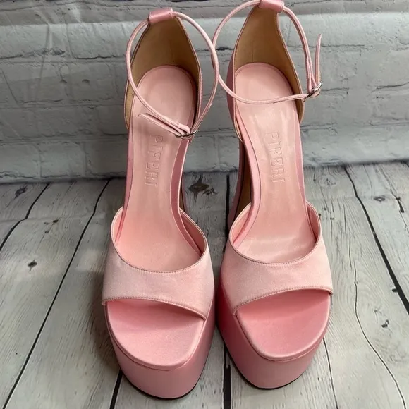 New Piferi Rosalia Ankle Strap Platform Sandals Size 39