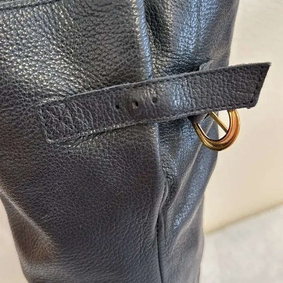 New! Retail $150 Steven By Steve Madden Leather Knee High Pull On Boots Size 6.5