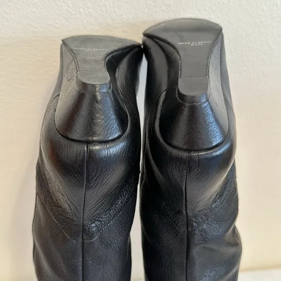New! Retail $150 Steven By Steve Madden Leather Knee High Pull On Boots Size 6.5
