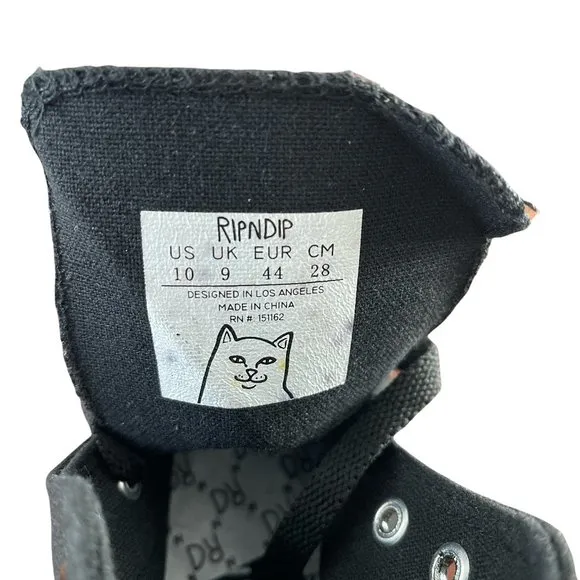 NEW Rip n Dip Lord Nermal High Tops, Size 10