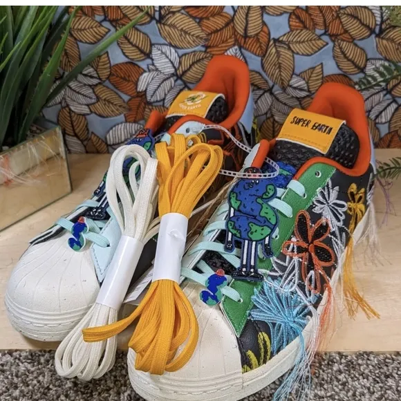 NEW Size 10 - adidas Sean Wotherspoon X SuperstarSuper Earth Mens Size 10 Shoes