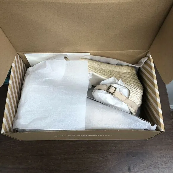 NEW Soludos Womens Open-Toe Midwedge Blush Espadrilles Sandals Size 10