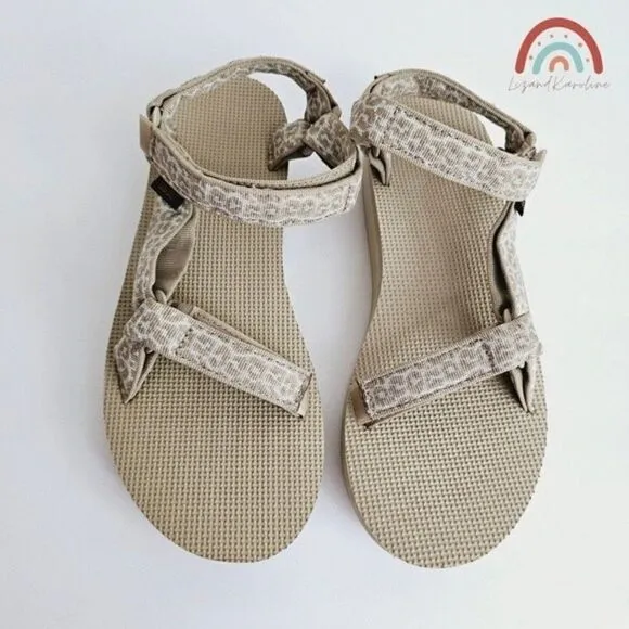 New! Teva Midform Universal Platform Leopard Strappy Outdoor Sandals