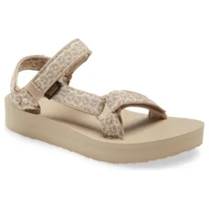 New! Teva Midform Universal Platform Leopard Strappy Outdoor Sandals