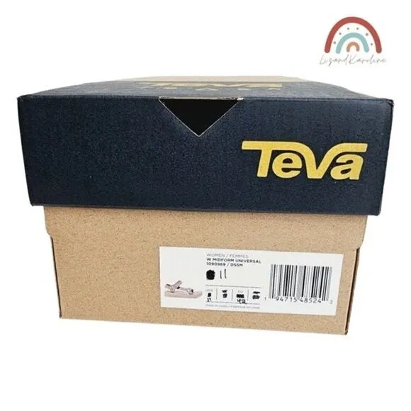 New! Teva Midform Universal Platform Leopard Strappy Outdoor Sandals