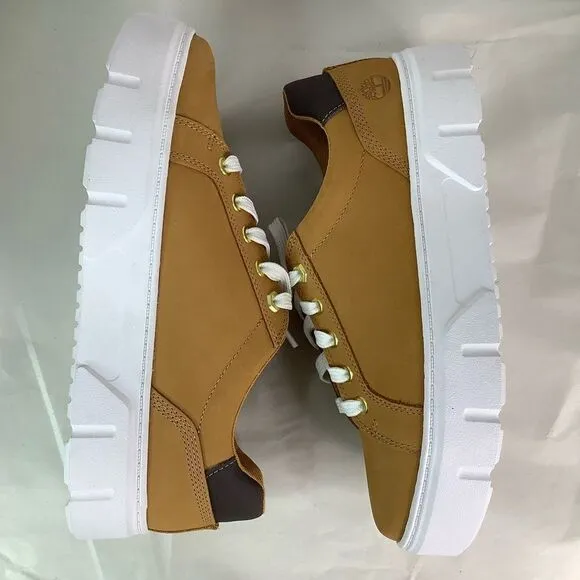 New! Timberland Laurel Low Top Lace-Up Wheat Nubuck Women’s Shoes Sz 8.5/9.5/10
