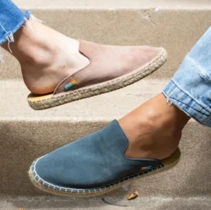 NEW Ubuntu Womens Mules Suede Flats shoes sz 9.5