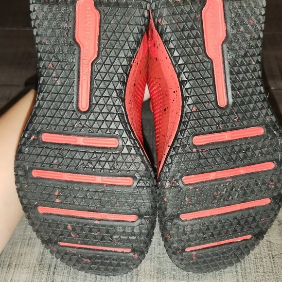 New Under Armour Kids Red Athletic Shoes