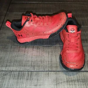 New Under Armour Kids Red Athletic Shoes