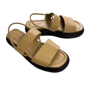 NEW Vince Priya Leather Platform Sandals