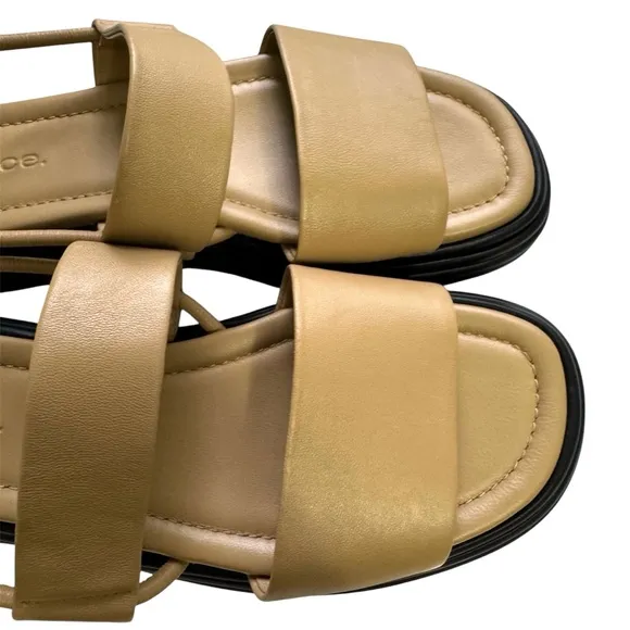 NEW Vince Priya Leather Platform Sandals