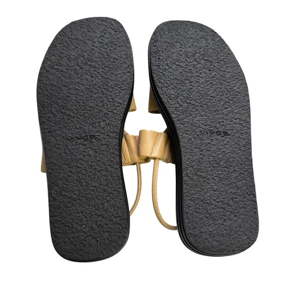 NEW Vince Priya Leather Platform Sandals