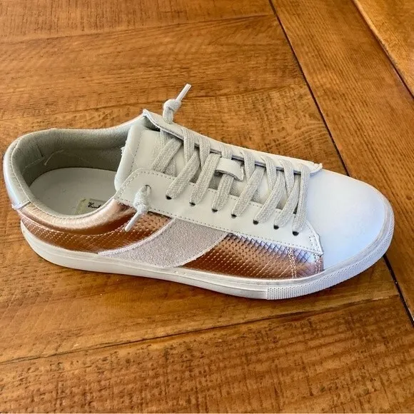 NEW Vintage Havana Kendall Washed Pink White Tennis Shoe Sneakers Size 7.5