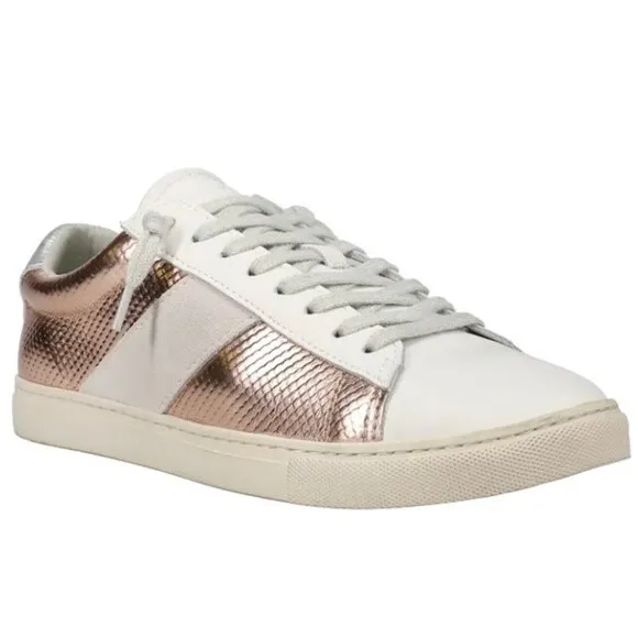 NEW Vintage Havana Kendall Washed Pink White Tennis Shoe Sneakers Size 7.5