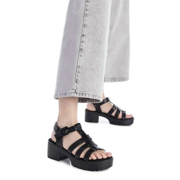 NEW XTI women's platform sandals in black