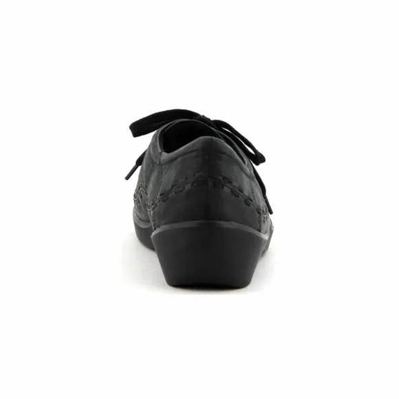 NEW ZIERA women's allsorts trooper shoes in black nubuck
