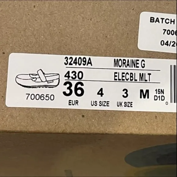 NIB Umi Moraine Mary Jane Shoes, sz 36 (4 US)
