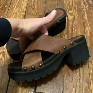 Nicole platform sandals women’s 7.5 vintage