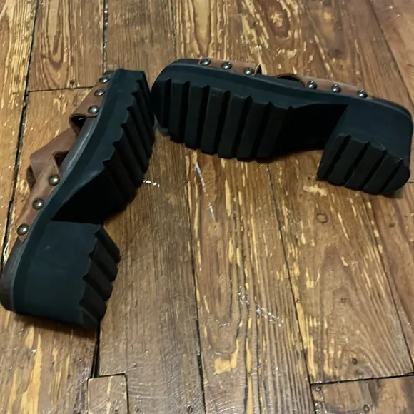 Nicole platform sandals women’s 7.5 vintage