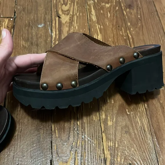 Nicole platform sandals women’s 7.5 vintage